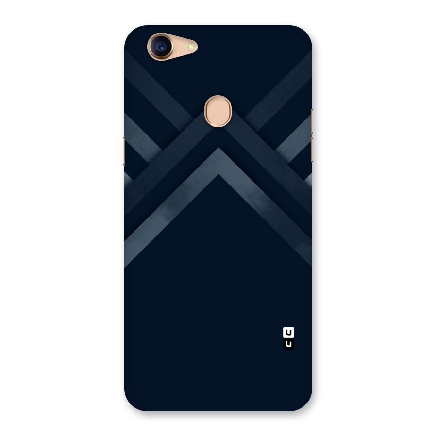 Navy Blue Arrow Back Case for Oppo F5