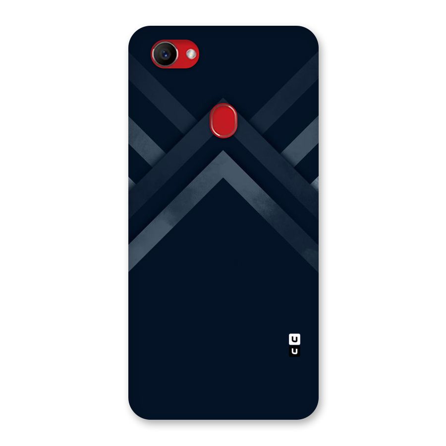 Navy Blue Arrow Back Case for Oppo F7