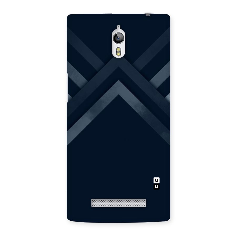 Navy Blue Arrow Back Case for Oppo Find 7
