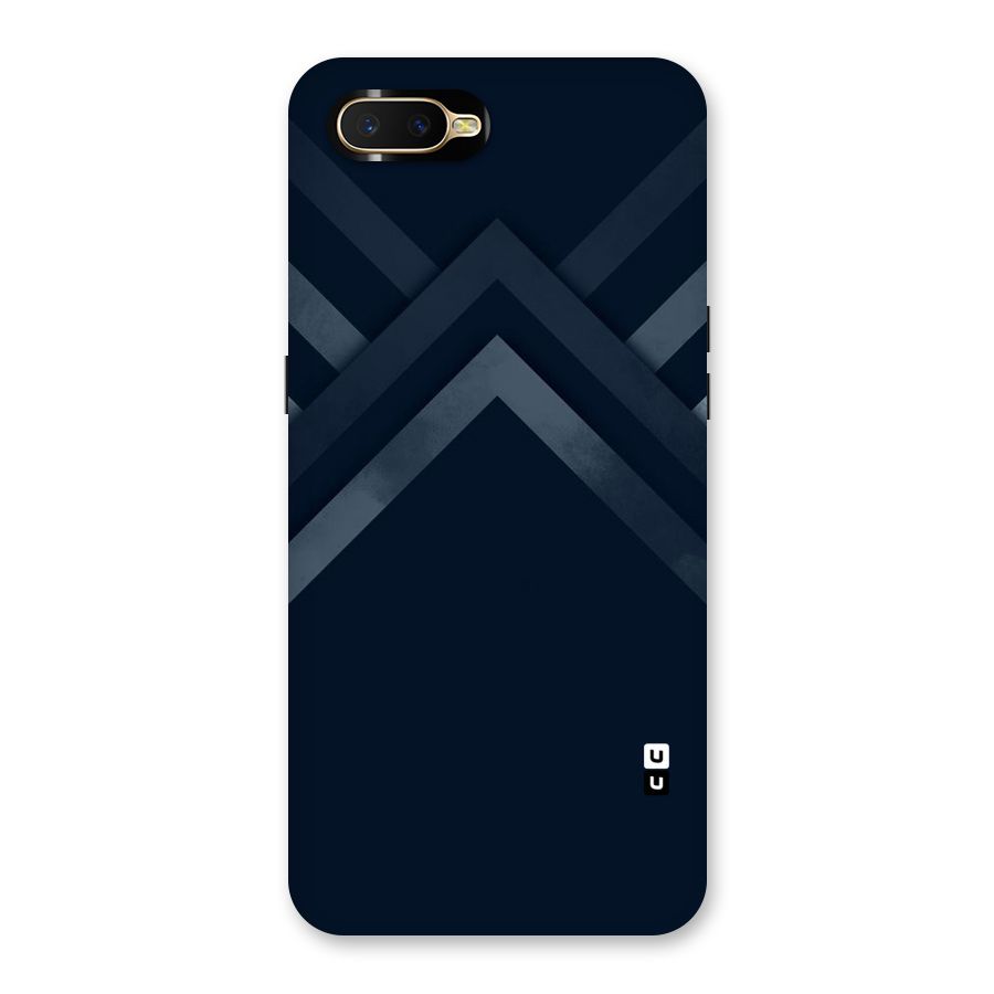 Navy Blue Arrow Back Case for Oppo K1