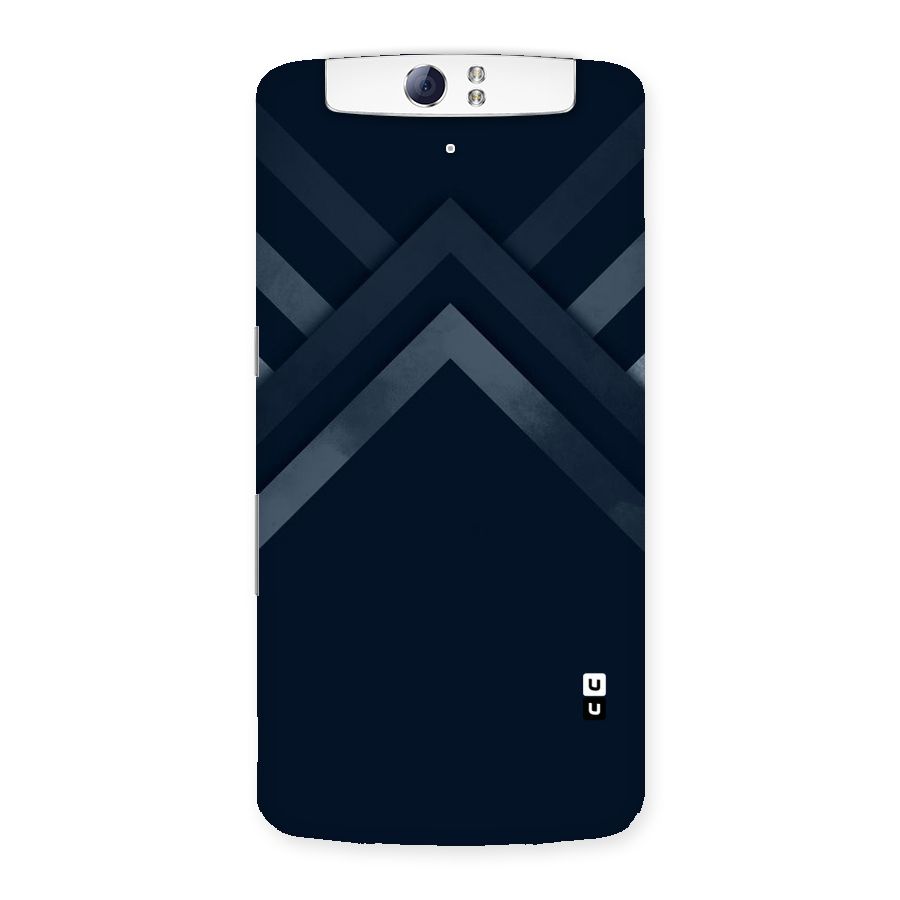 Navy Blue Arrow Back Case for Oppo N1