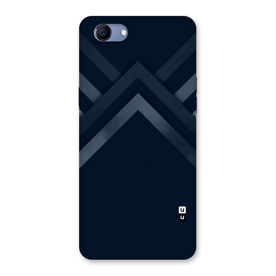 Navy Blue Arrow Back Case for Oppo Realme 1