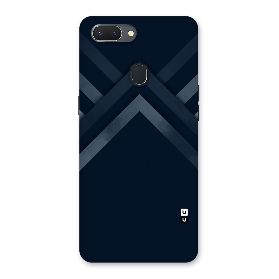 Navy Blue Arrow Back Case for Oppo Realme 2