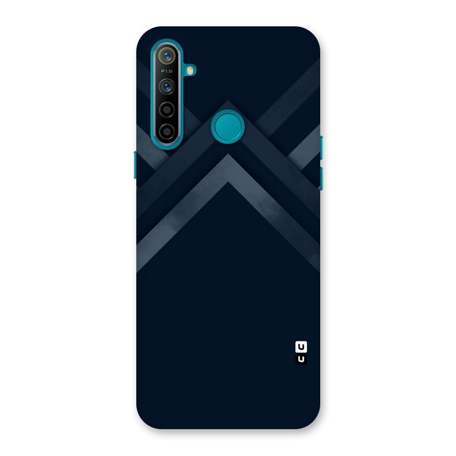 Navy Blue Arrow Back Case for Realme 5i