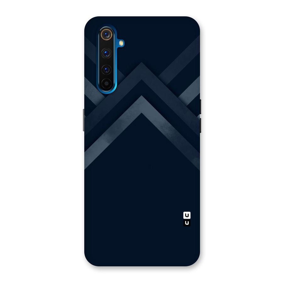 Navy Blue Arrow Back Case for Realme 6 Pro