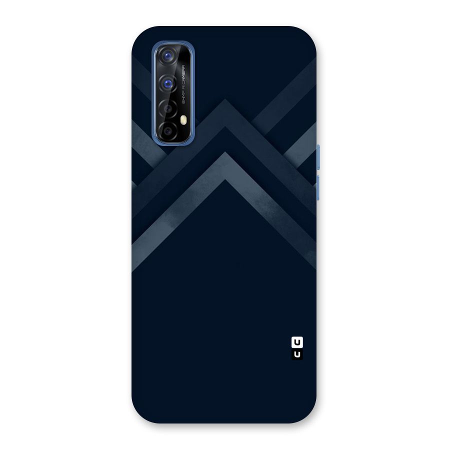 Navy Blue Arrow Back Case for Realme 7