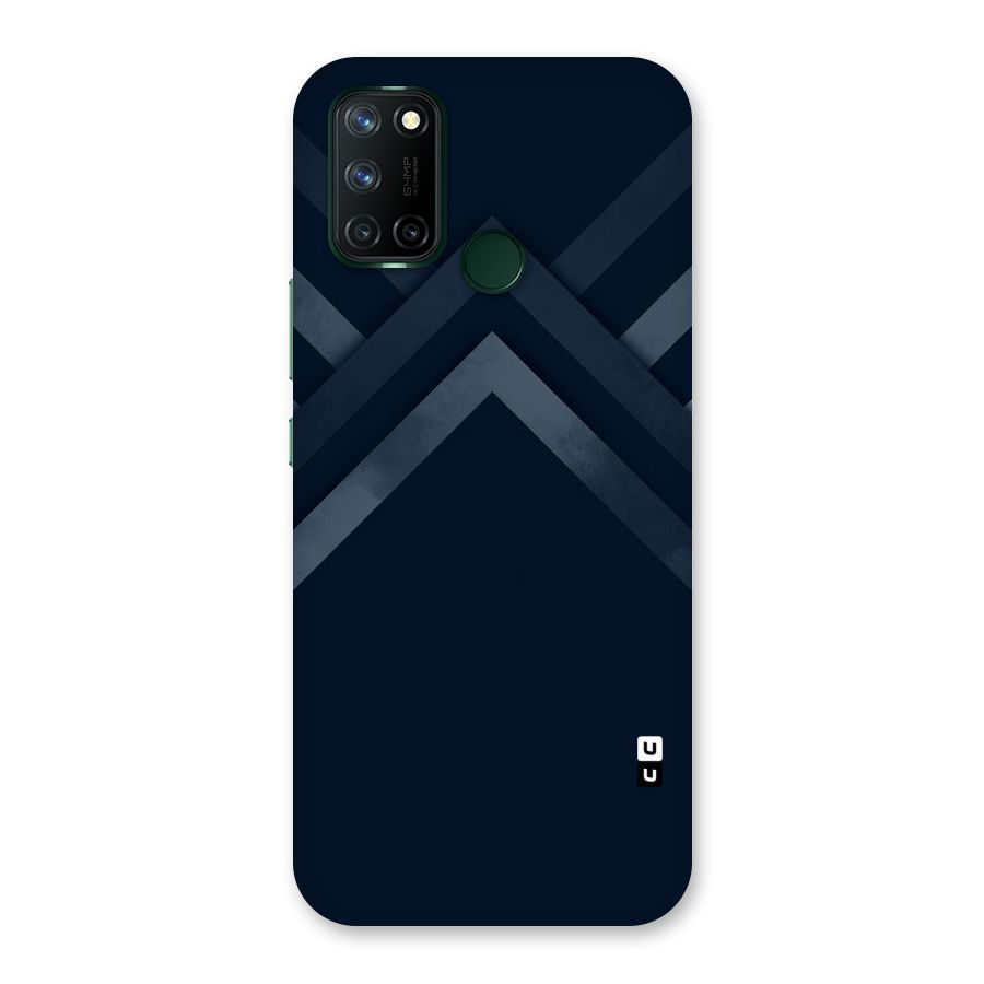 Navy Blue Arrow Back Case for Realme 7i