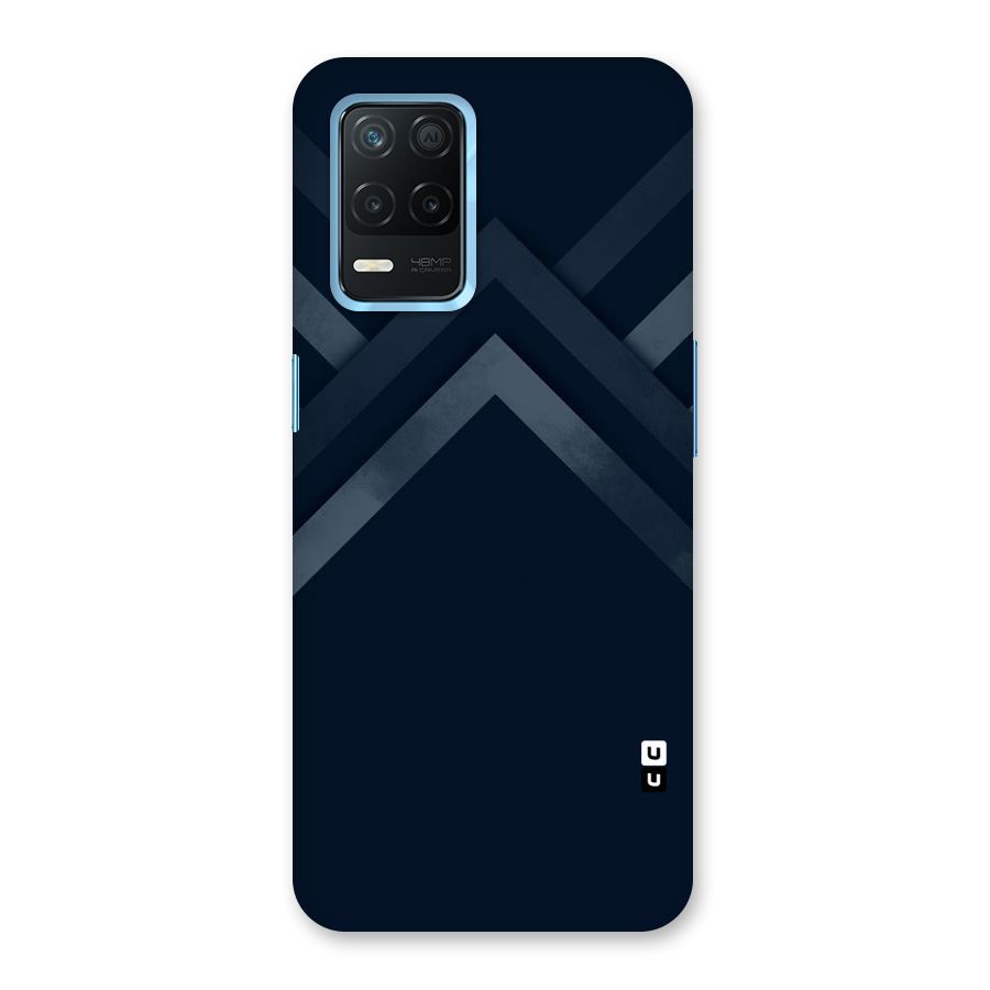 Navy Blue Arrow Back Case for Realme 8s 5G