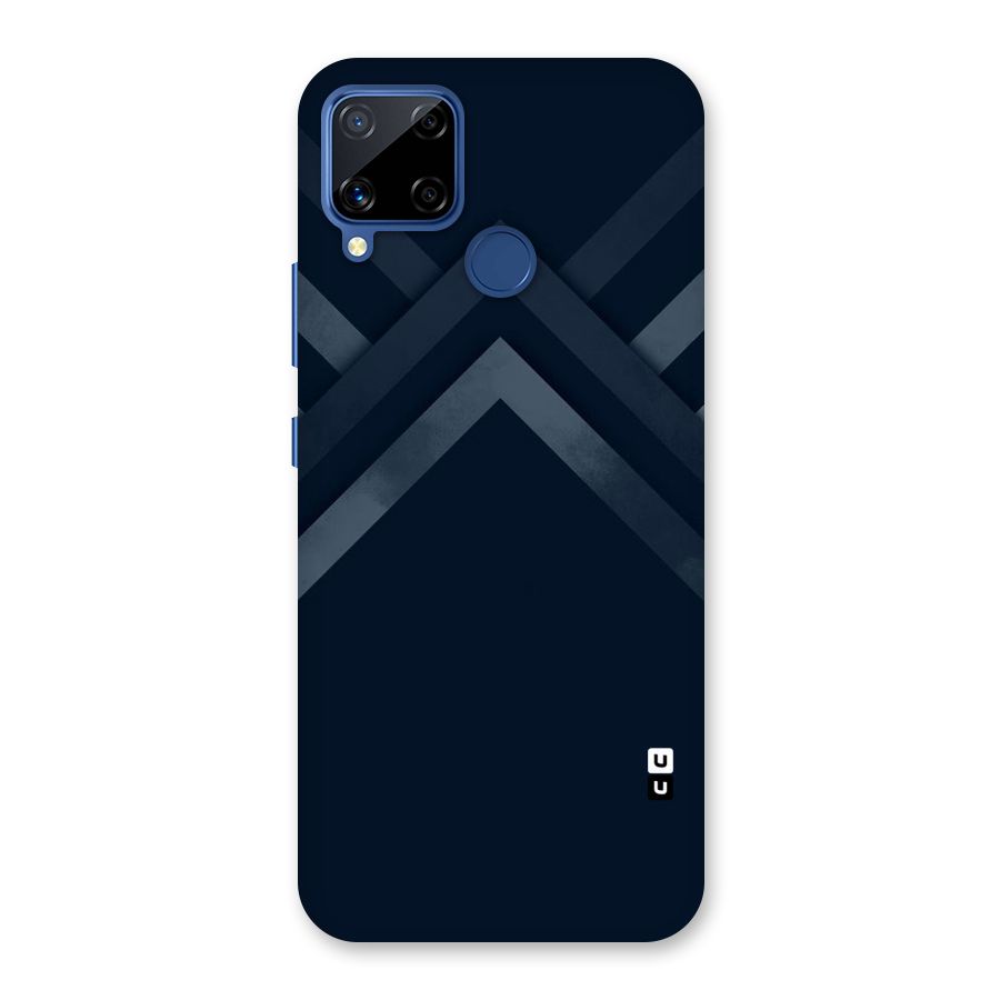 Navy Blue Arrow Back Case for Realme C15