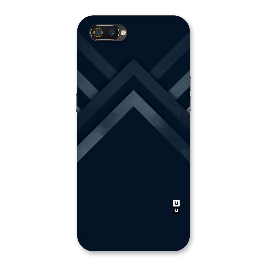 Navy Blue Arrow Back Case for Realme C2
