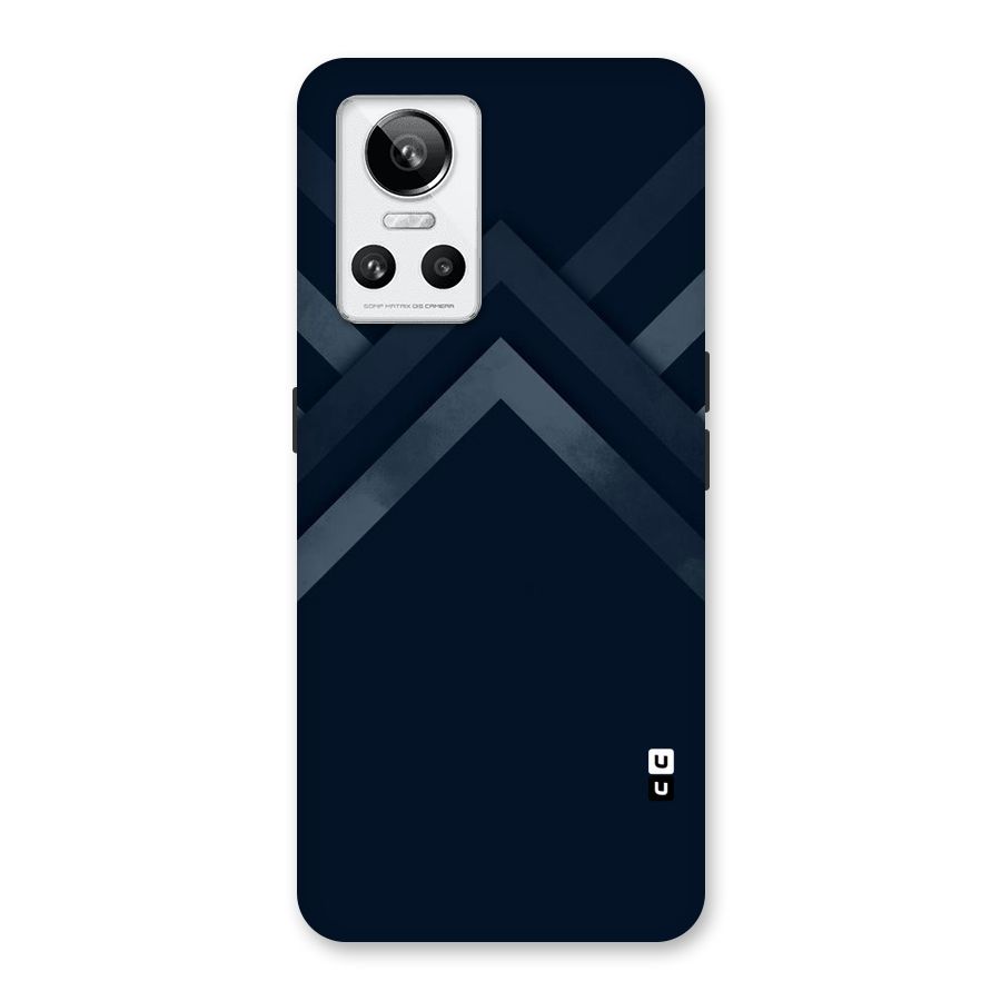 Navy Blue Arrow Back Case for Realme GT Neo 3