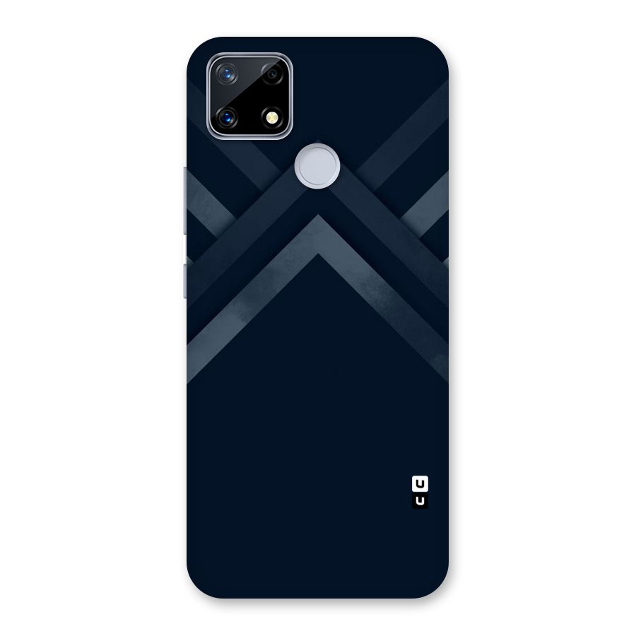 Navy Blue Arrow Back Case for Realme Narzo 20