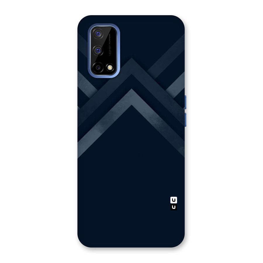 Navy Blue Arrow Back Case for Realme Narzo 30 Pro