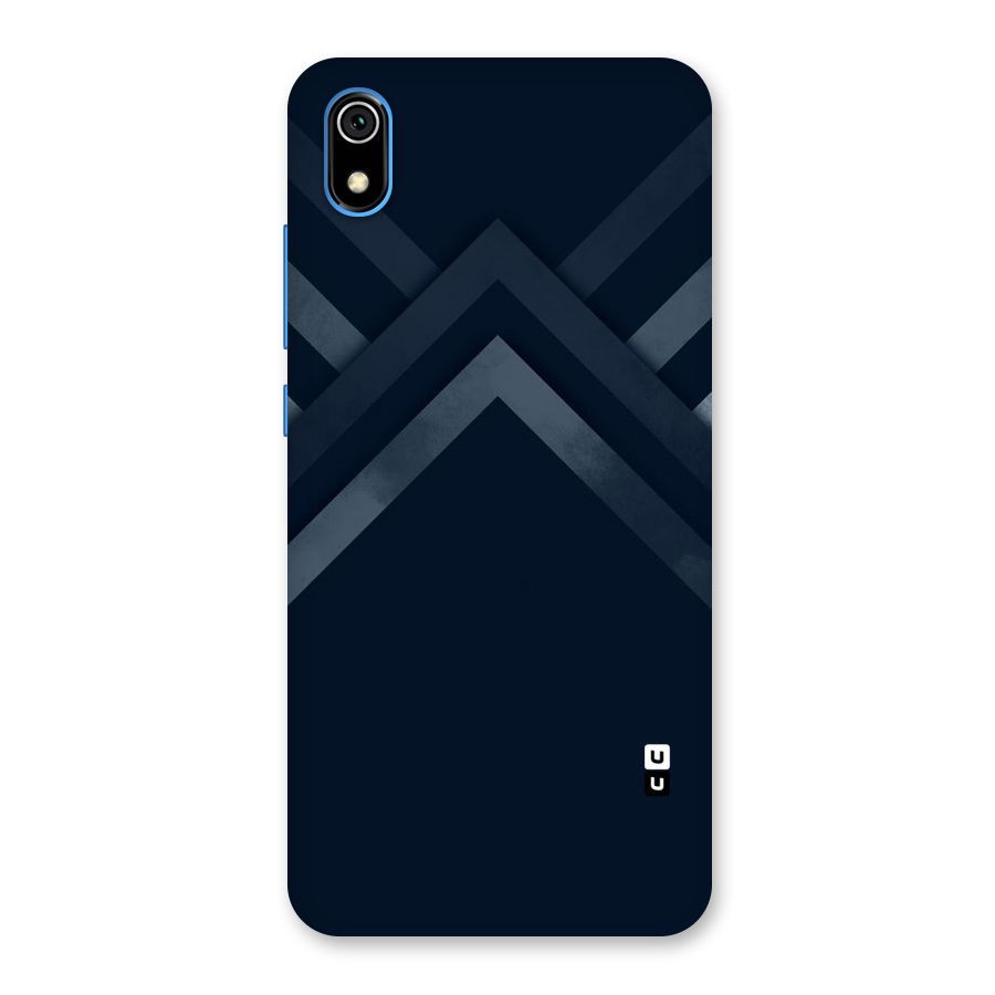 Navy Blue Arrow Back Case for Redmi 7A