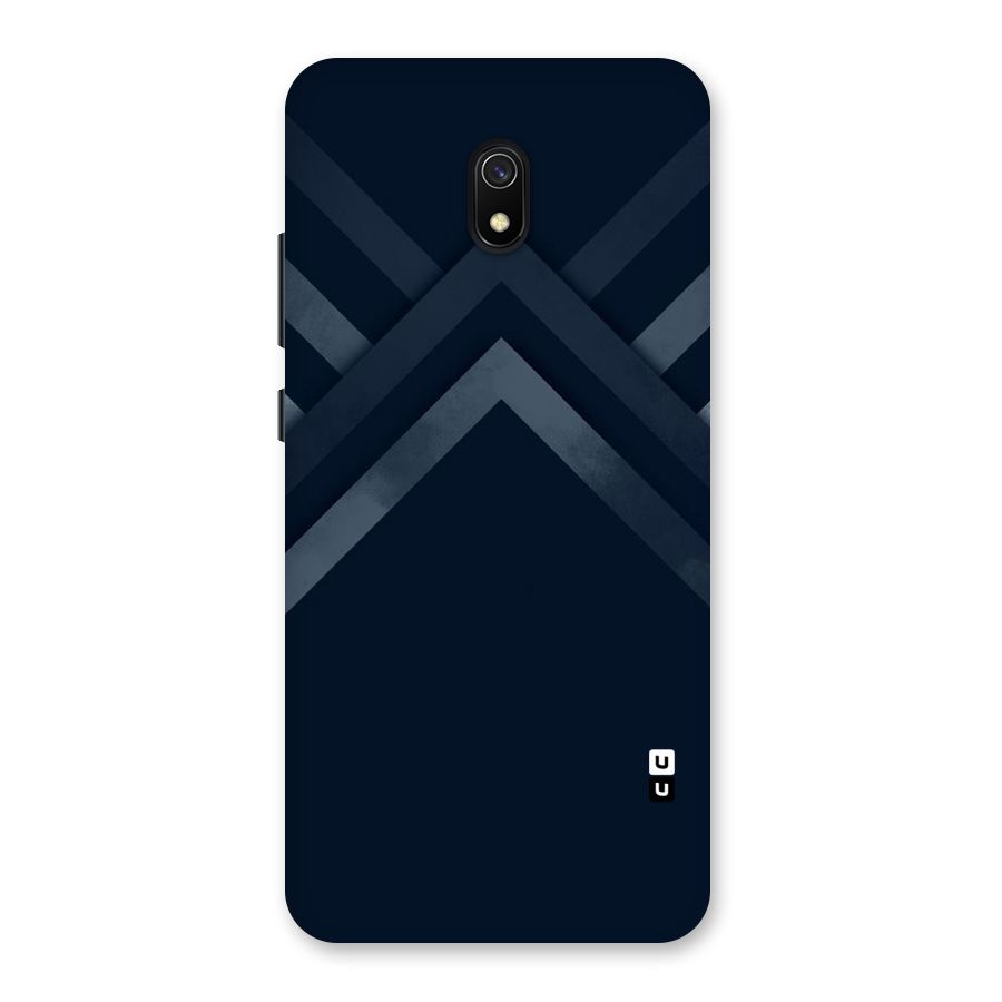Navy Blue Arrow Back Case for Redmi 8A