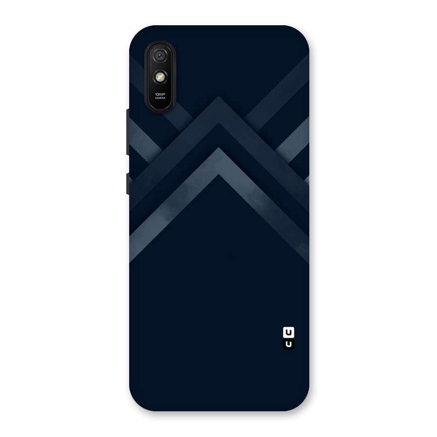 Navy Blue Arrow Back Case for Redmi 9i