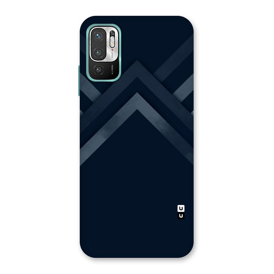 Navy Blue Arrow Back Case for Redmi Note 10T 5G