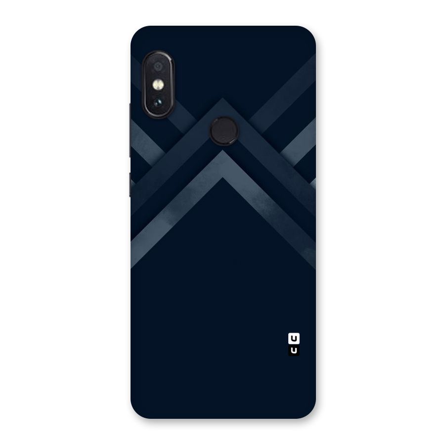 Navy Blue Arrow Back Case for Redmi Note 5 Pro