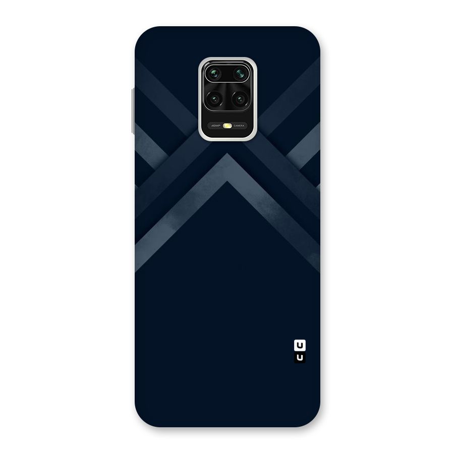 Navy Blue Arrow Back Case for Redmi Note 9 Pro