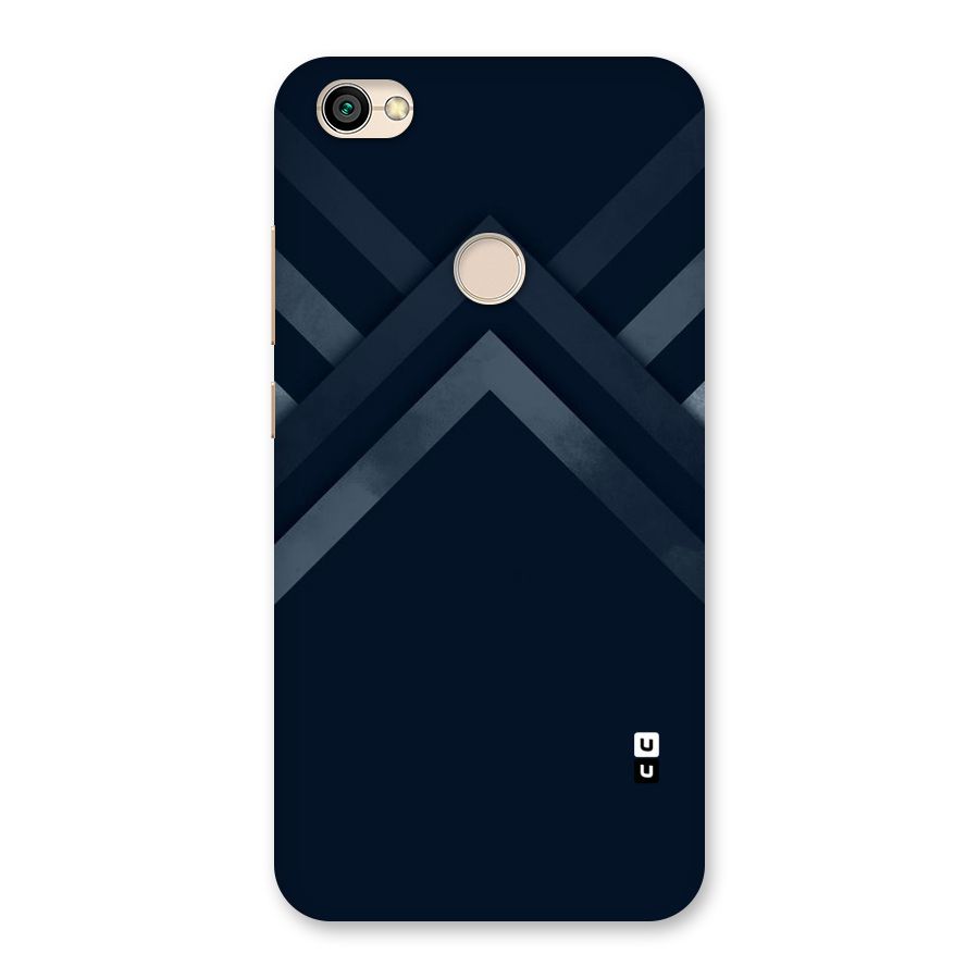 Navy Blue Arrow Back Case for Redmi Y1 2017