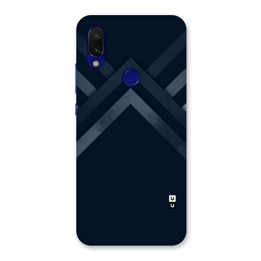 Navy Blue Arrow Back Case for Redmi Y3