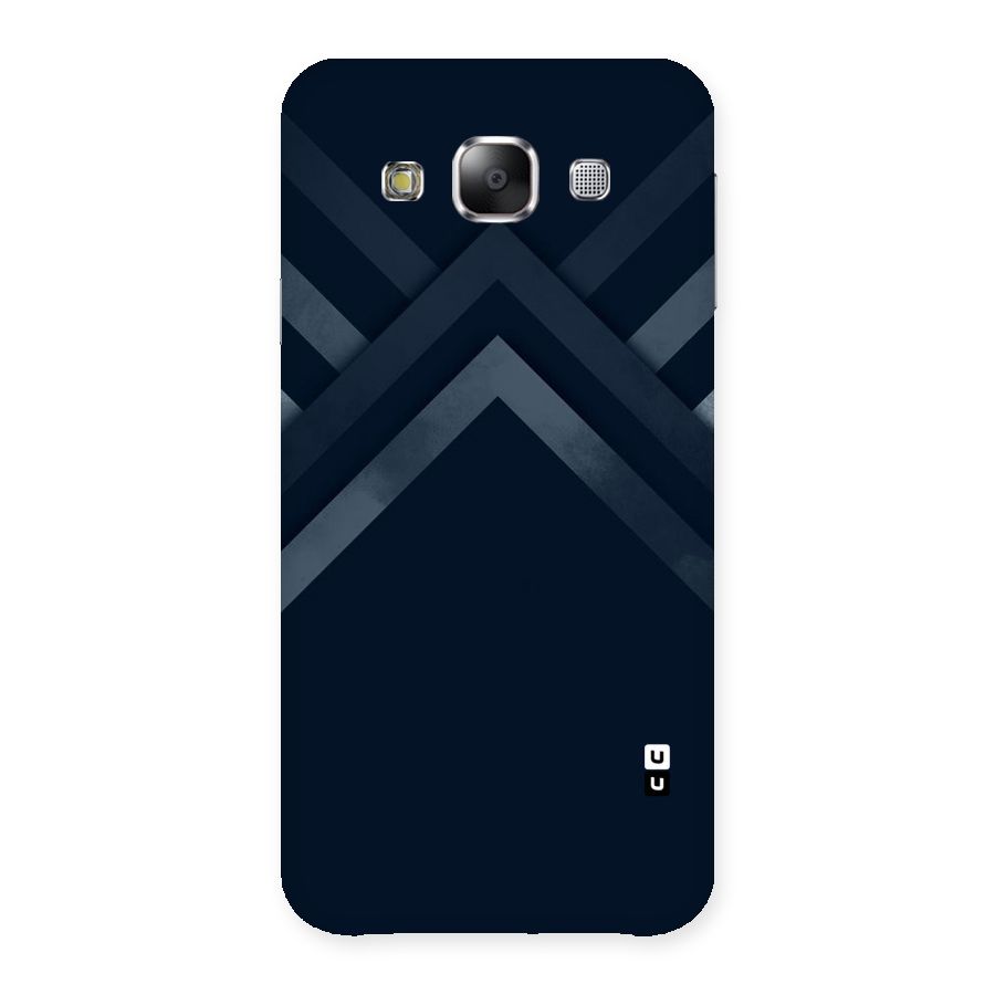 Navy Blue Arrow Back Case for Samsung Galaxy E5