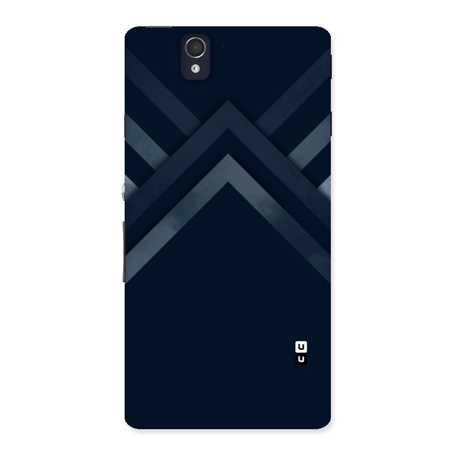 Navy Blue Arrow Back Case for Sony Xperia Z