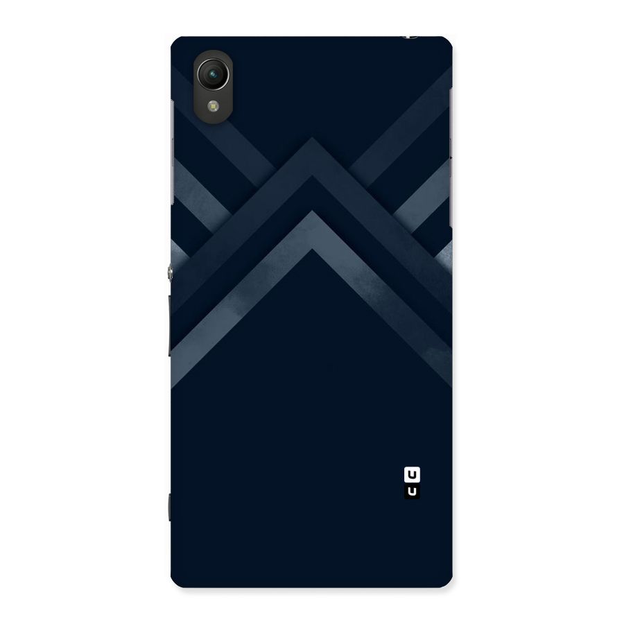 Navy Blue Arrow Back Case for Sony Xperia Z1