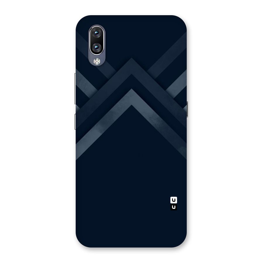 Navy Blue Arrow Back Case for Vivo NEX