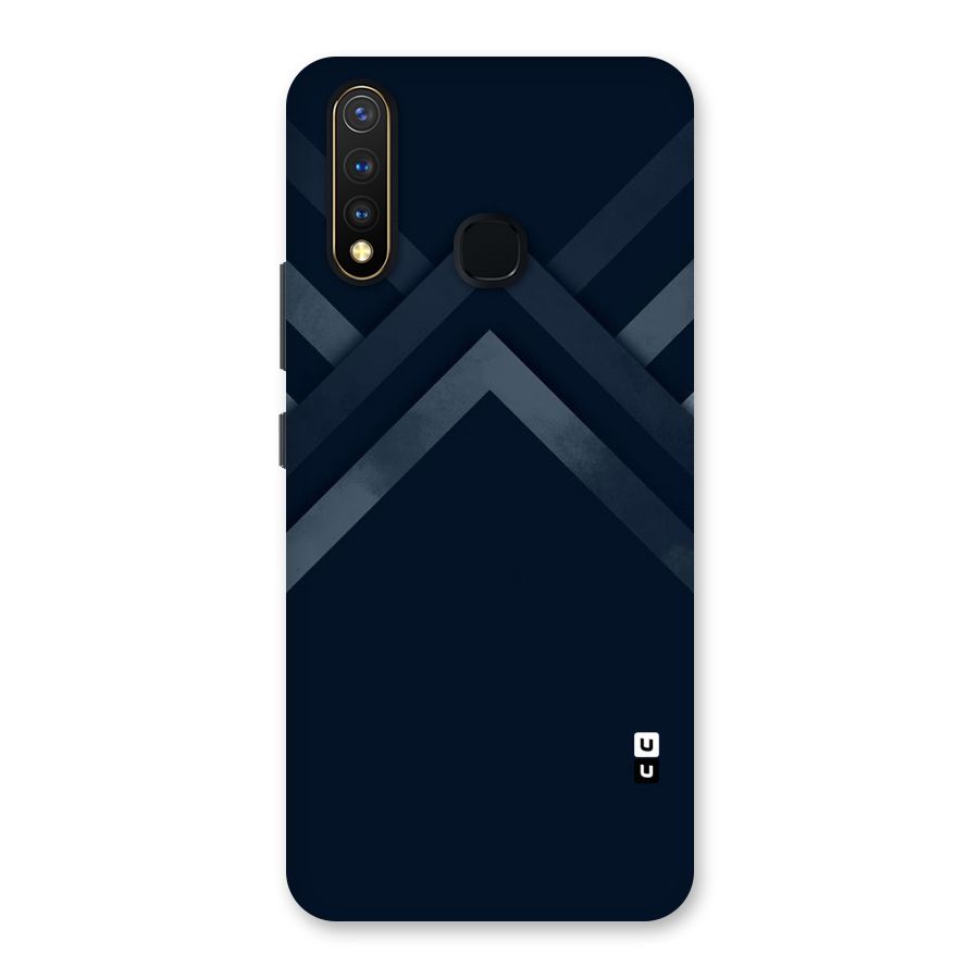 Navy Blue Arrow Back Case for Vivo U20