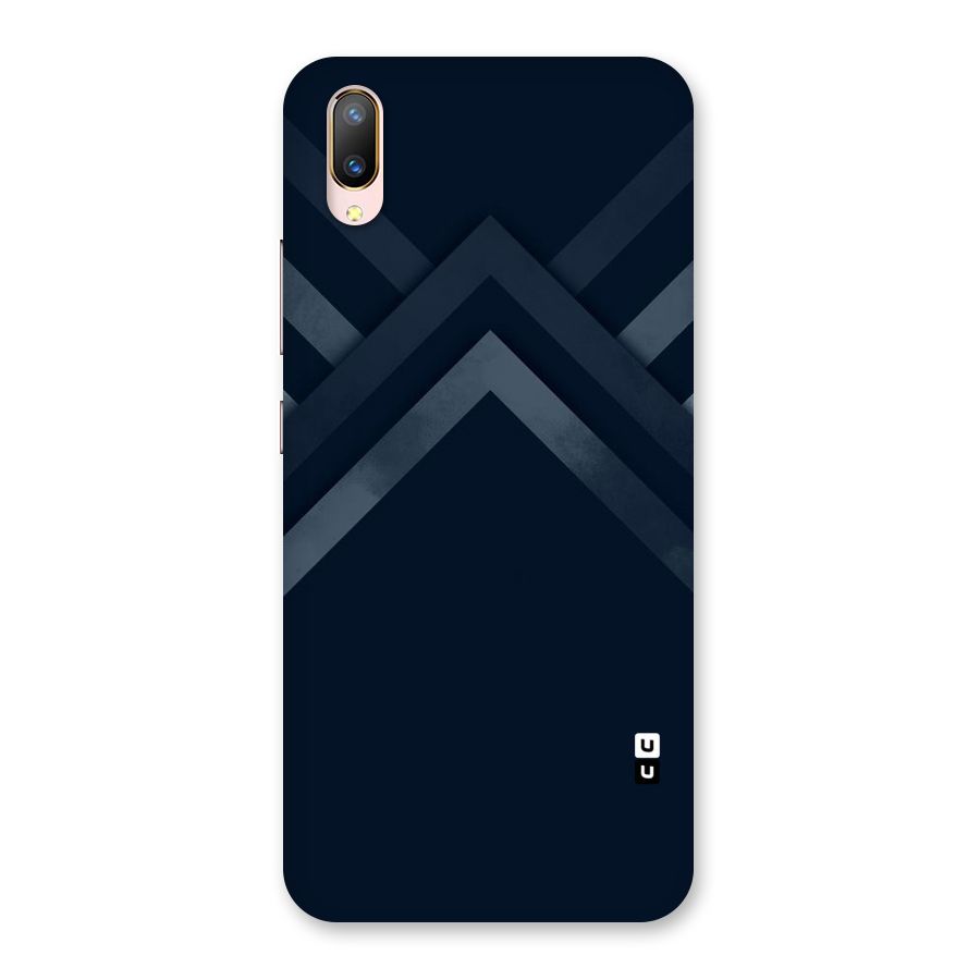 Navy Blue Arrow Back Case for Vivo V11 Pro