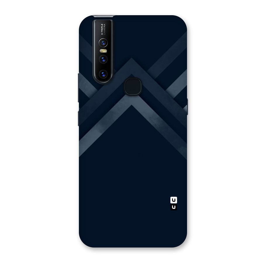 Navy Blue Arrow Back Case for Vivo V15