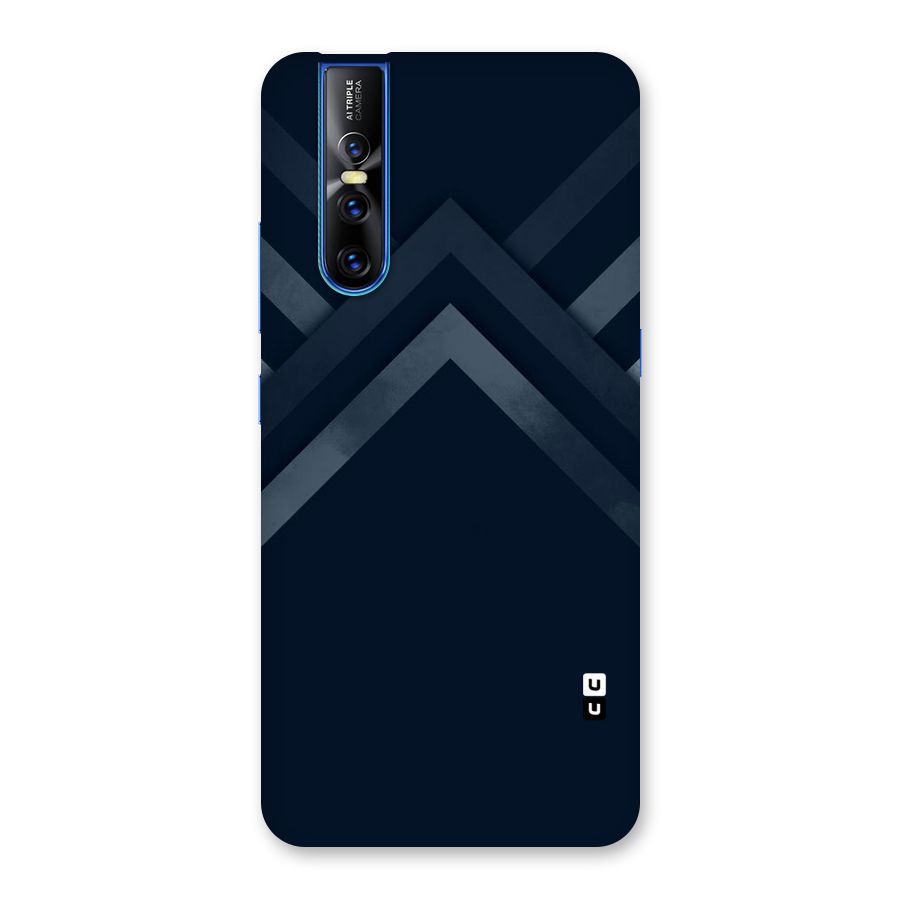 Navy Blue Arrow Back Case for Vivo V15 Pro