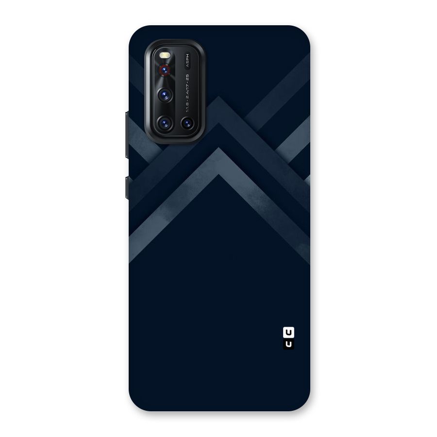 Navy Blue Arrow Back Case for Vivo V19