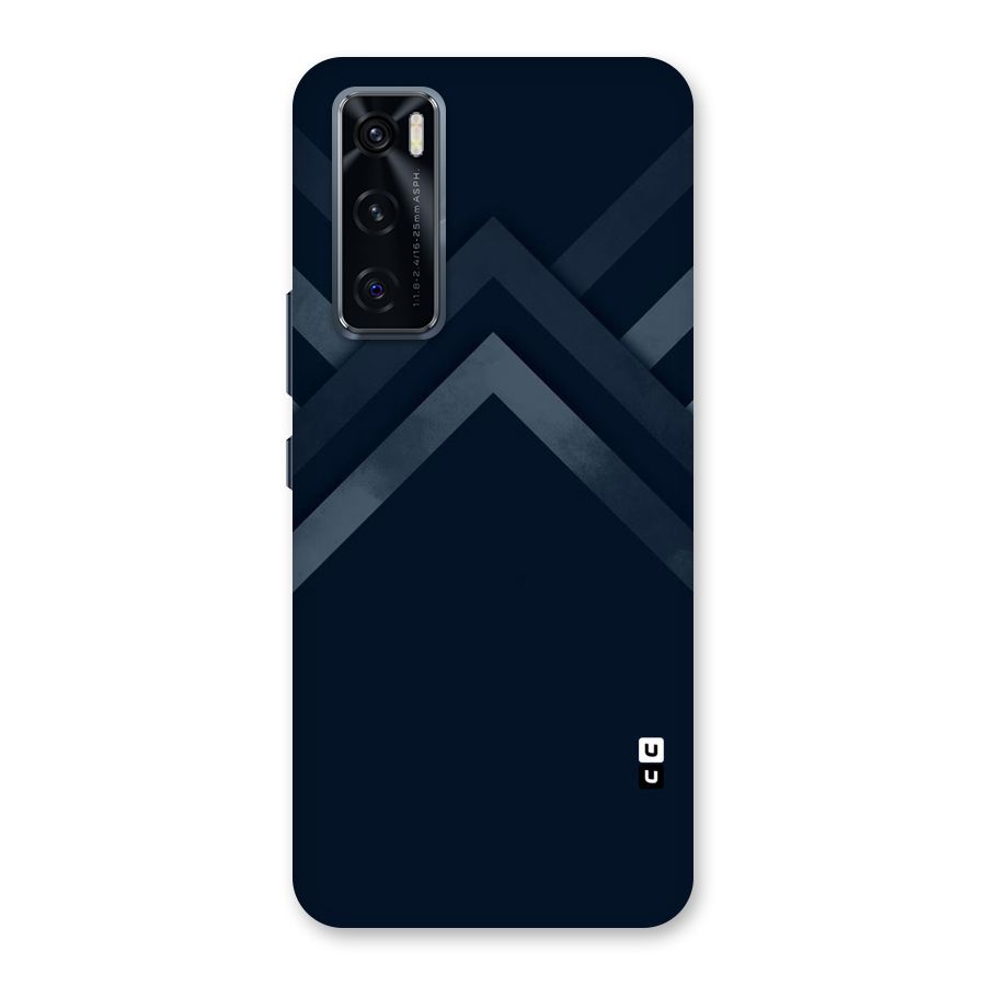 Navy Blue Arrow Back Case for Vivo V20 SE
