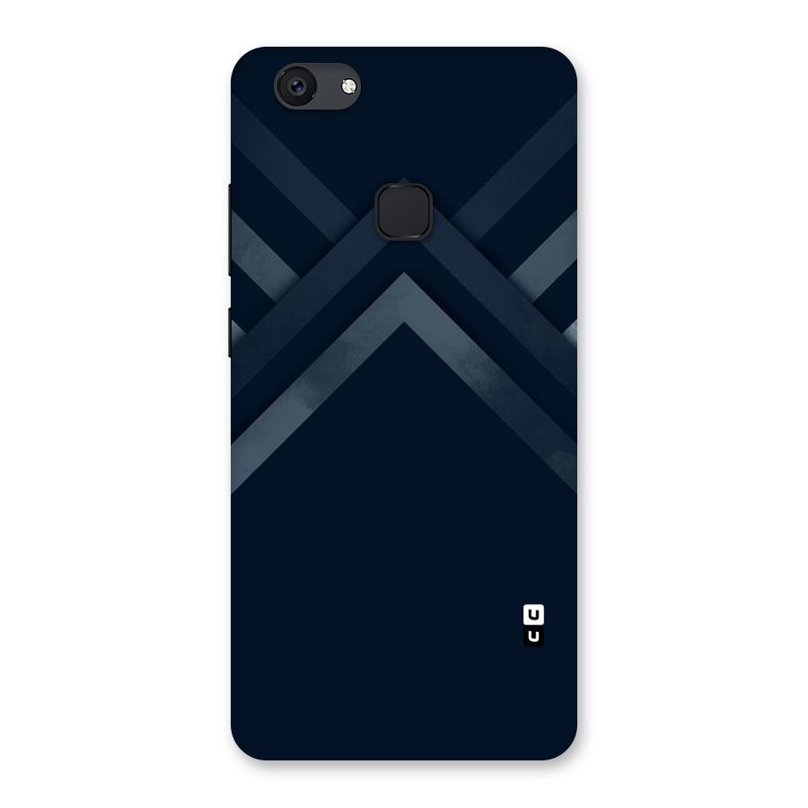 Navy Blue Arrow Back Case for Vivo V7 Plus