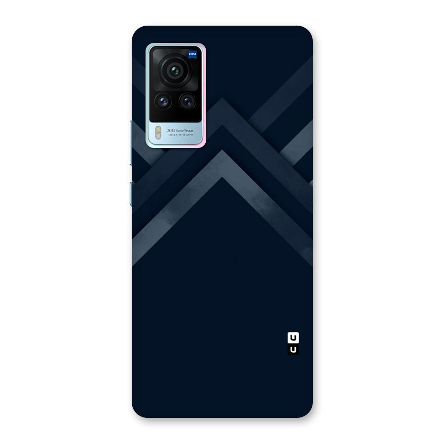 Navy Blue Arrow Back Case for Vivo X60 Pro