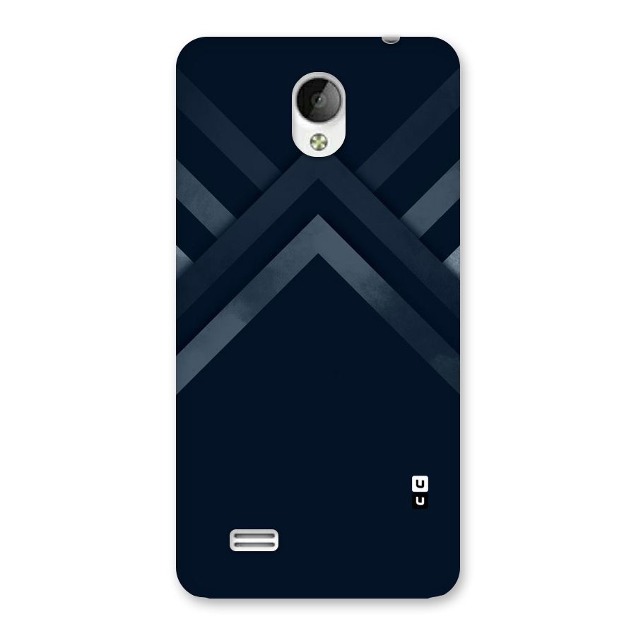 Navy Blue Arrow Back Case for Vivo Y21