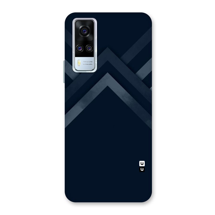 Navy Blue Arrow Back Case for Vivo Y31
