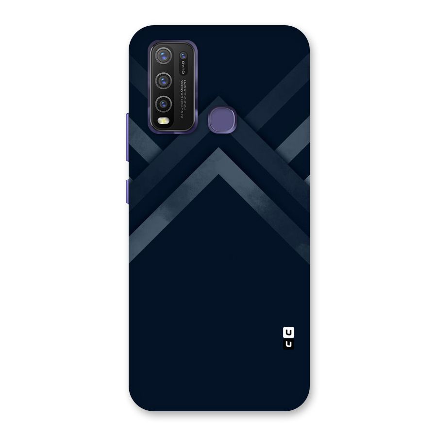 Navy Blue Arrow Back Case for Vivo Y50