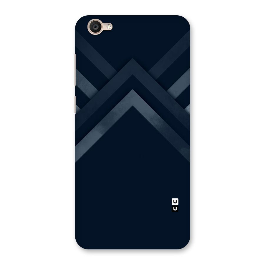 Navy Blue Arrow Back Case for Vivo Y55s