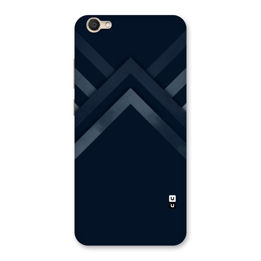Navy Blue Arrow Back Case for Vivo Y67