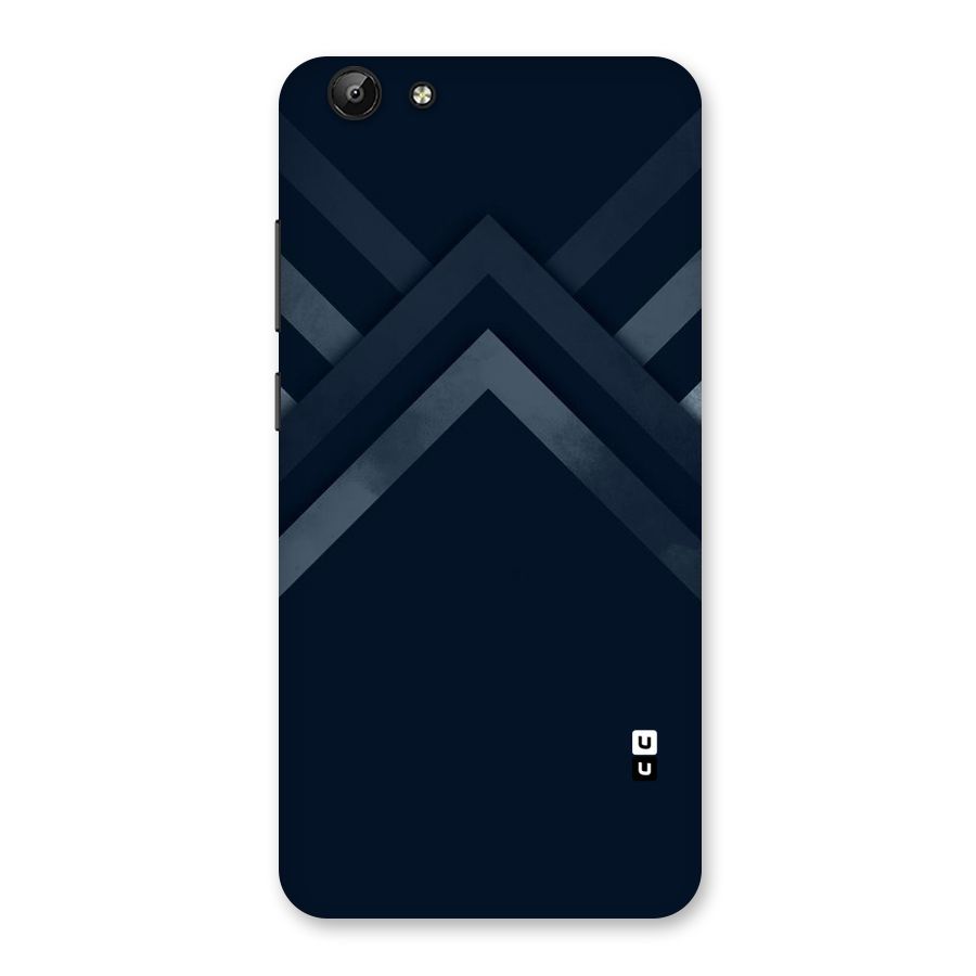 Navy Blue Arrow Back Case for Vivo Y69