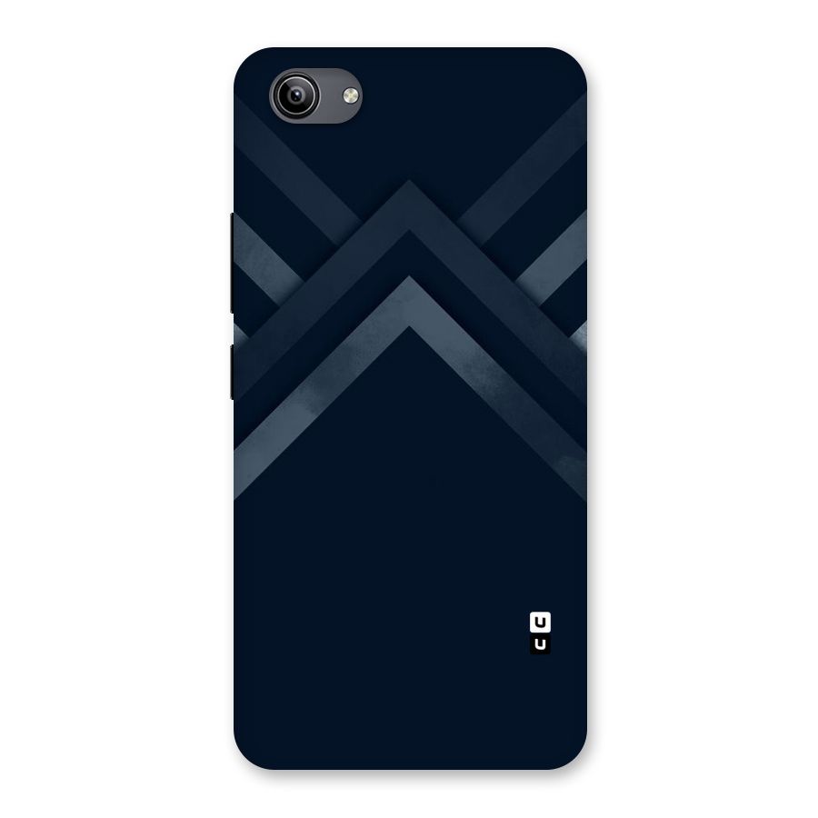 Navy Blue Arrow Back Case for Vivo Y81i