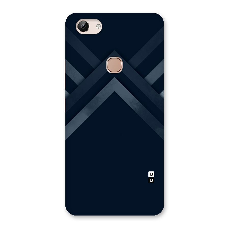 Navy Blue Arrow Back Case for Vivo Y83