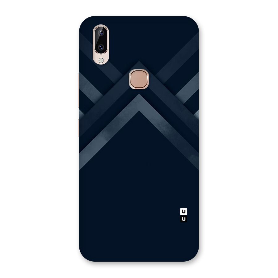 Navy Blue Arrow Back Case for Vivo Y83 Pro