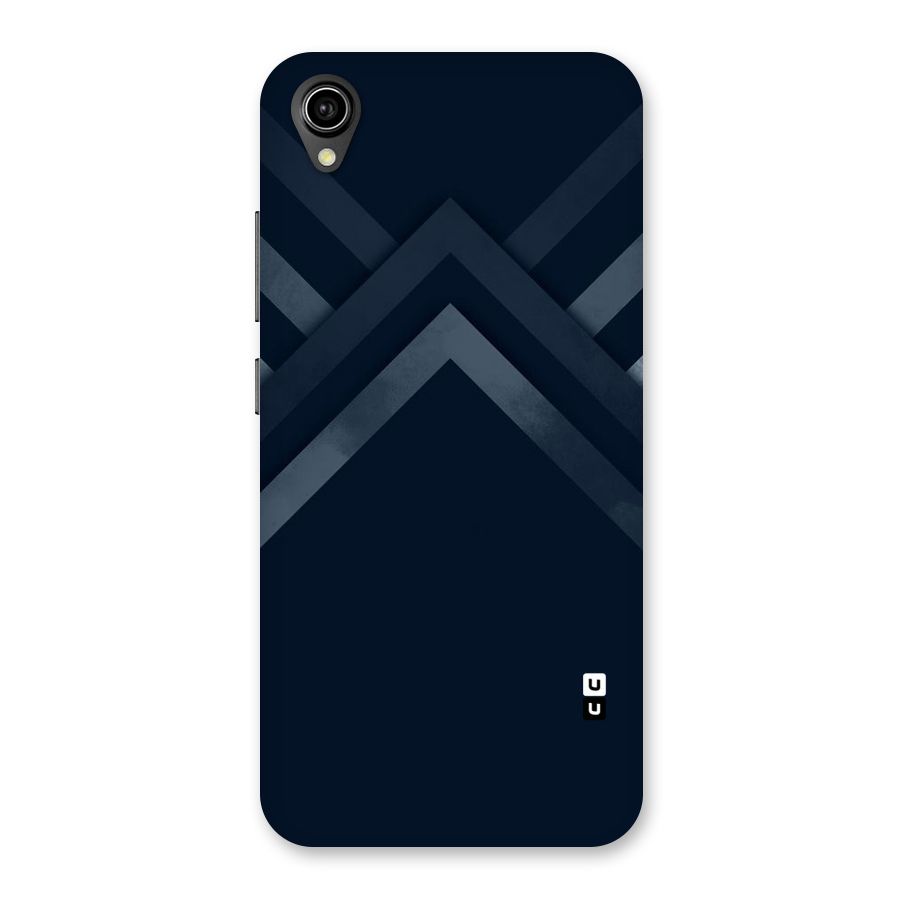 Navy Blue Arrow Back Case for Vivo Y90