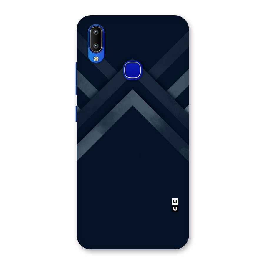 Navy Blue Arrow Back Case for Vivo Y91
