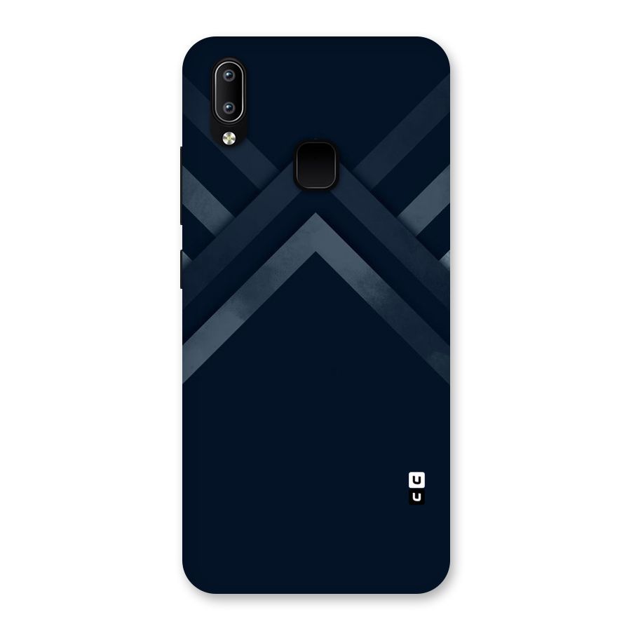 Navy Blue Arrow Back Case for Vivo Y93