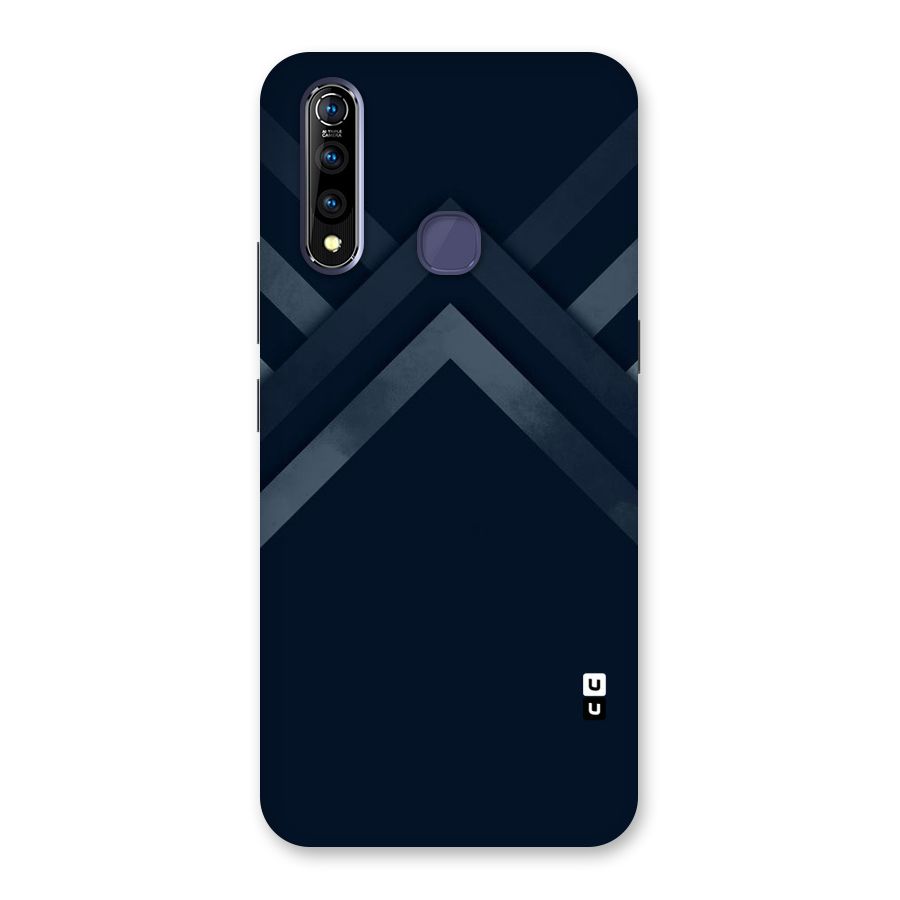 Navy Blue Arrow Back Case for Vivo Z1 Pro